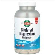 Магній хелатний бісгліцинат KAL Chelated Magnesium Bisglycinate 180 таблеток Магній хелатний бісгліцинат KAL Chelated Magnesium Bisglycinate 180 таблеток - Фото