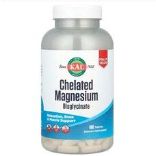Магній хелатний бісгліцинат KAL Chelated Magnesium Bisglycinate 180 таблеток Магній хелатний бісгліцинат KAL Chelated Magnesium Bisglycinate 180 таблеток - Фото