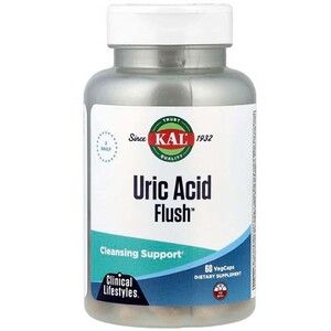 Очищувач від сечової кислоти KAL Uric Acid Flush 60 вегетаріанських капсул