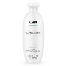 Тонік для обличчя без вмісту спирту Klapp Clean & Active Tonic without Alcohol 250 мл - Фото