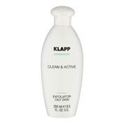 Эксфолиатор для жирной кожи Klapp Clean & Active Exfoliator Oily Skin 250 мл - Фото