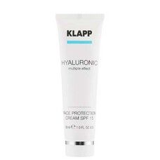 Крем для обличчя Klapp Hyaluronic Face Protection Cream SPF15 30 мл - Фото