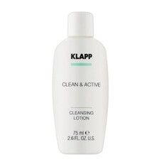 Очищающая эмульсия Klapp Clean & Active Cleansing Lotion Travel 75 мл - Фото