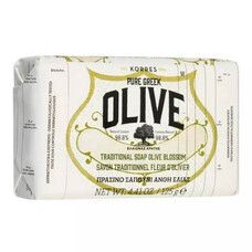 Мило традиційне з оливковою олією та оливковим цвітом Pure Greek Olive Green Soap Olive Blossom Korres/Коррес 125 г Мило традиційне з оливковою олією та оливковим цвітом Pure Greek Olive Green Soap Olive Blossom Korres/Коррес 125 г - Фото