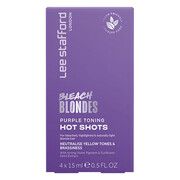 Тонуючі фіолетові ампули для освітленого волосся Lee Stafford 4x15 мл - Фото