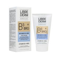 Dermatology BRG + вітамін В3 освітлюючий крем для обличчя та тіла ТМ Лібрідерм / Librederm 50 мл - Фото