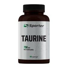 Taurine 750 мг Sporter 90 капсул - Фото