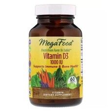 Витамин D3 1000 IU Vitamin D3 MegaFood 60 таблеток - Фото