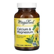 Кальций и Магний Calcium & Magnesium MegaFood 60 таблеток - Фото