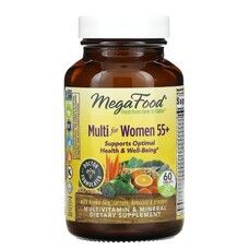 Мультивитамины для женщин 55+ Multi for Women 55+ MegaFood 60 таблеток - Фото
