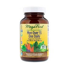 Мультивітаміни для чоловіків 55+ (Men Over 55 One Daily) MegaFood 60 таблеток - Фото