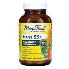 Мультивітаміни для чоловіків 55+ (Multi for Men 55+) MegaFood 60 таблеток - Фото
