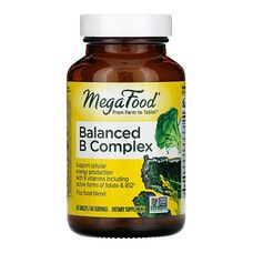 Сбалансированный комплекс витаминов В (Balanced B Complex) MegaFood 60 таблеток - Фото