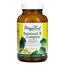 Збалансований комплекс вітамінів В (Balanced B Complex) MegaFood 90 таблеток - Фото