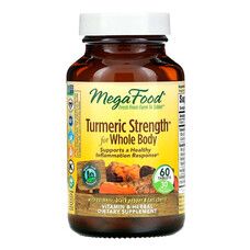 Сила куркуми для всього організму (Turmeric Strength for Whole Body) MegaFood 60 таблеток - Фото