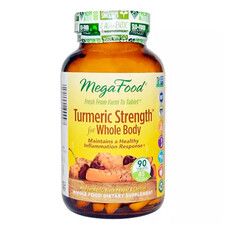 Сила куркуми для всього організму (Turmeric Strength for Whole Body) MegaFood 90 таблеток - Фото