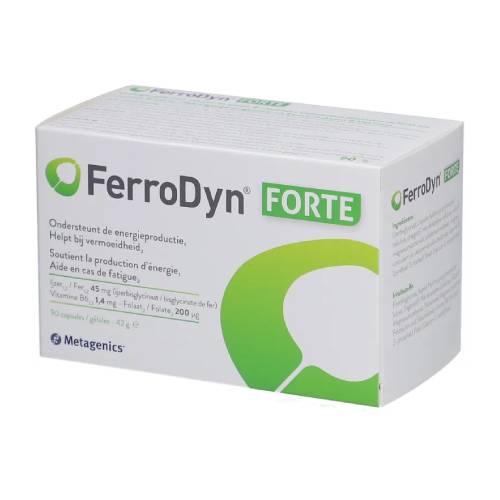 FerroDyn® Forte Metagenics (ФерроДин Форте) 90 капсул - Фото