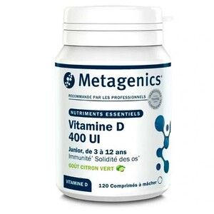 Vitamin D 400 IU Junior Metagenics (Вітамін Д 400 МО Джуніор) 120 таблеток