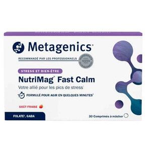 NutriMag Fast Calm Metagenics (НутріМаг Фаст Калм) 30 жувальних таблеток