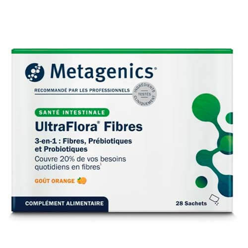 UltraFlora Fibres Metagenics (УльтраФлора Файбер) комплексна підтримка здоров'я кишківника 28 саше - Фото