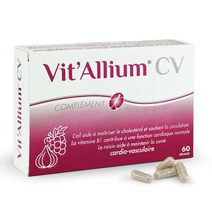 Антиоксидантний комплекс Vit’Allium® CV (ВітАлліум КВ) 60 капсул