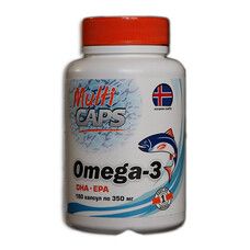 Омега-3 ТМ Мультикапс / Multicaps 350 мг №180 - Фото