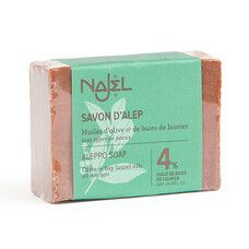 Алеппське мило (4%) для всіх типів шкіри Najel 155 г - Фото