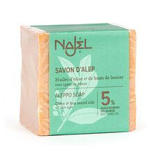 Алеппское мыло (5%) для всех типов кожи Najel 190 г - Фото