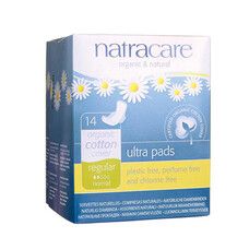 Прокладки Норма гігієнічні з органічної бавовни Regular Ultra Pads Natracare 14 шт - Фото