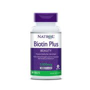 Биотин Плюс (Biotin Plus) 5000 мкг ТМ Natrol / Натрол 60 таблеток - Фото