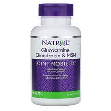 Glucosamine, Chondroitin & MSM ТМ Natrol / Натрол 90 таблеток - Фото