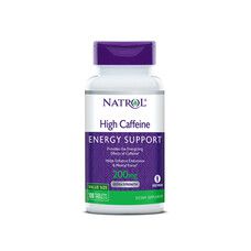 Кофеин High Caffeine 200 мг ТМ Natrol / Натрол 100 таблеток - Фото