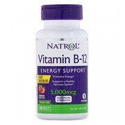 Vitamin B-12 5000mcg F/D Straw ТМ Natrol / Натрол №100 - Фото