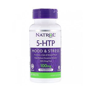 5-HTP (Гидрокситриптофан) 100 мг T/R ТМ Natrol / Натрол 45 таблеток