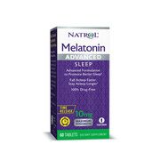 Мелатонін (Melatonin Advanced Sleep) 10 мг ТМ Natrol / Натрол 60 таблеток - Фото