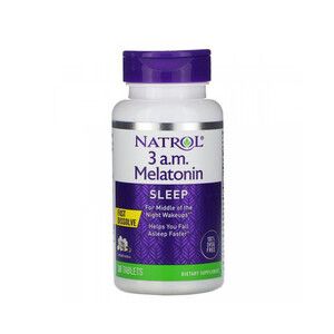 Мелатонин (3 A.M. Melatonin) F/D 3 мг ТМ Natrol / Натрол 30 таблеток