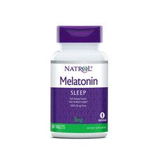 Мелатонин (Melatonin) 3 мг ТМ Natrol / Натрол 60 таблеток - Фото