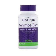 Yohimbe (Йохимбе) 500 mg ТМ Natrol / Натрол 90 капсул - Фото