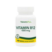 Вітамін B-12 (Метилкобаламін) Vitamin B-12 1000 мкг Nature's Plus 90 таблеток - Фото