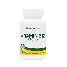 Витамин B-12 (Метилкобаламин) Vitamin B-12 1000 мкг Nature's Plus 90 таблеток - Фото
