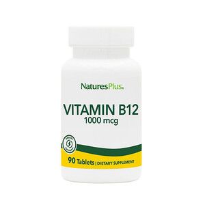 Витамин B-12 (Метилкобаламин) Vitamin B-12 1000 мкг Nature's Plus 90 таблеток