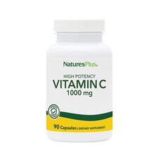 Вітамін C (Vitamin C) 1000 мг Nature's Plus 90 вегетаріанських капсул - Фото
