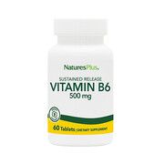 Вітамін B-6 (Vitamin B6) 500 мг Nature's Plus 60 таблеток - Фото