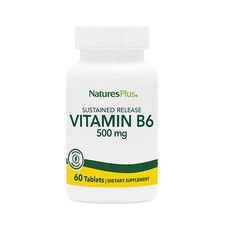 Витамин B-6 (Vitamin B6) 500 мг Nature's Plus 60 таблеток - Фото