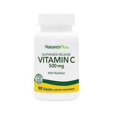 Витамин С (Vitamin C) 500 мг Natures Plus 90 таблеток - Фото