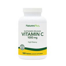 Вітамін С (Vitamin C) 1000 мг Повільного Вивільнення Natures Plus 180 таблеток - Фото