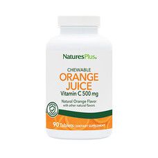 Вітамін С (Orange Juice Vitamin C) 500 мг Nature's Plus 90 жувальних таблеток - Фото