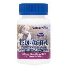 Добавка для Активных Детей Pedi-Active (Фосфатидилсерин и DMAE) Nature's Plus 60 таблеток - Фото