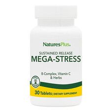 Комплекс для борьбы со стрессом и поддержания энергии (Mega-Stress) Natures Plus 60 таблеток - Фото