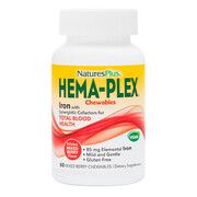 Комплекс для підтримки оптимального здоров'я крові Hema-Plex Natures Plus Ягідне Асорті 60 жувальних таблеток - Фото
